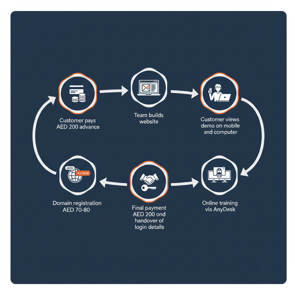 One Page Website Development - How Our Service Works