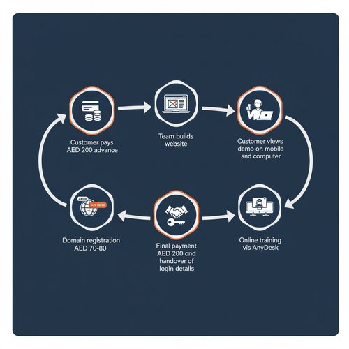 One Page Website Development - How Our Service Works